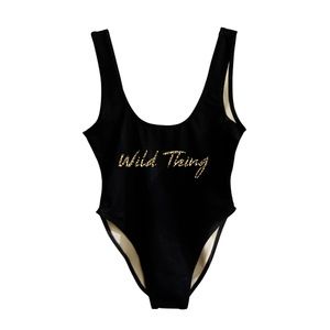 Wild Thing Black Bathing Suit